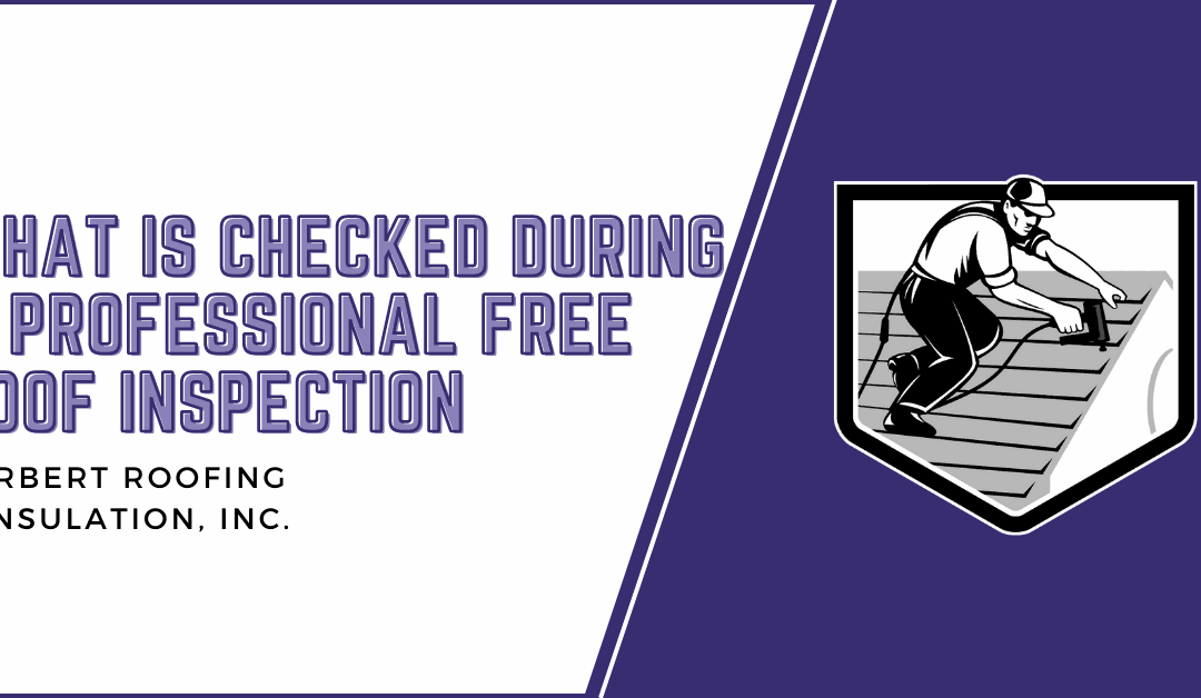 What is Checked During a Professional Roof Inspection
